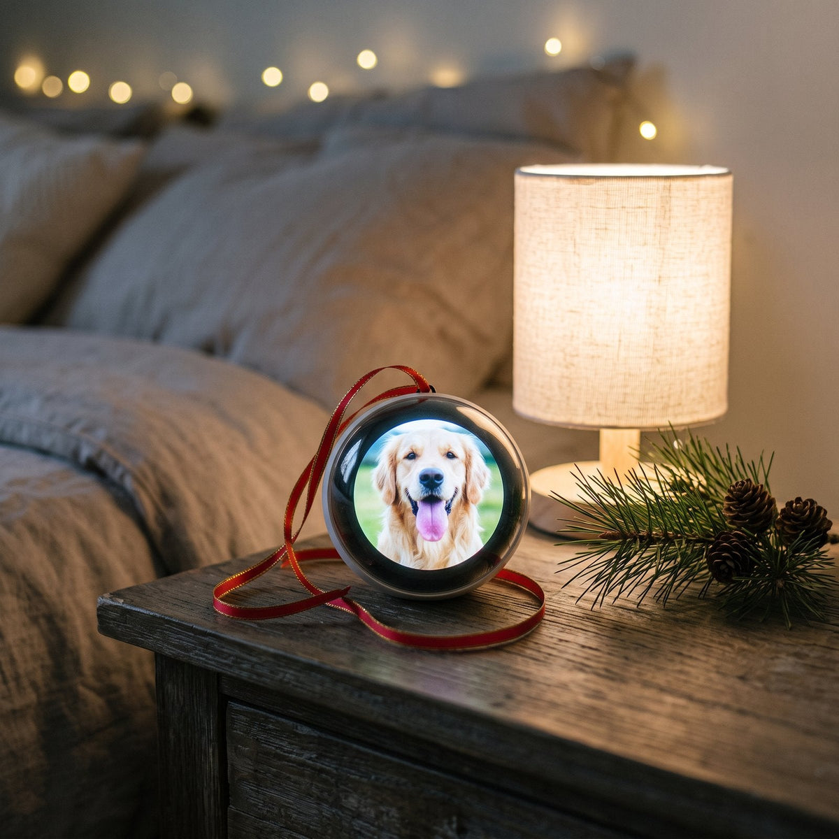 Memory Orb on a nightstand